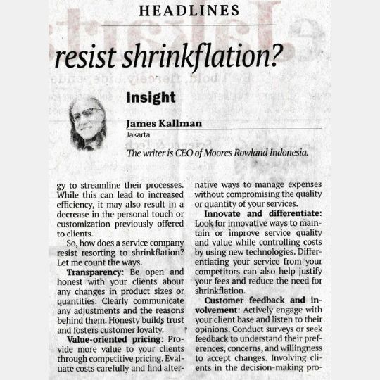 How Can Your Company Resist Shrinkflation?