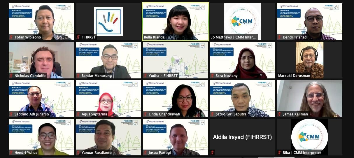 Webinar on The Rise of ESG: ESG Reporting that Meets Investorsâ€™ Need