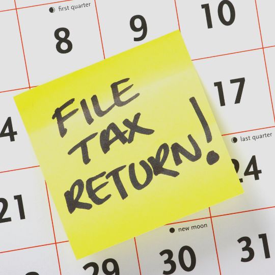 Don't be late! On March 31 and April 30, there will be sanctions put in place regarding late tax returns (SPT).